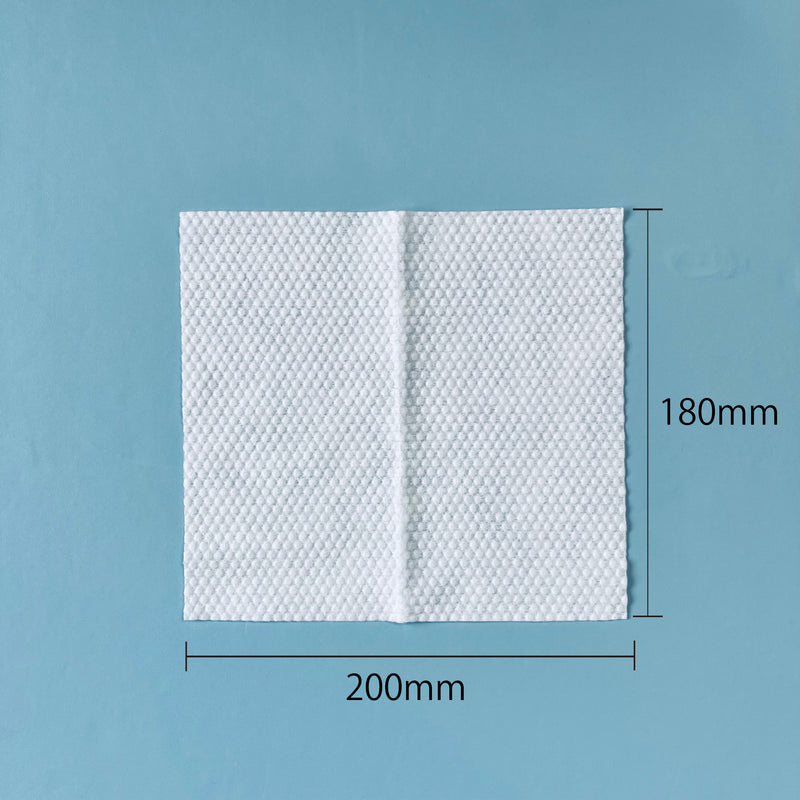 使い捨てフェイスタオル（200mm×180mm）20枚入り