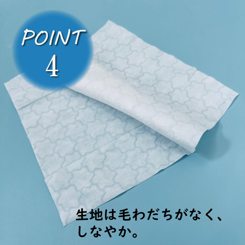 使い捨てウェットトイレットペーパー（200mm×135mm）8枚入り