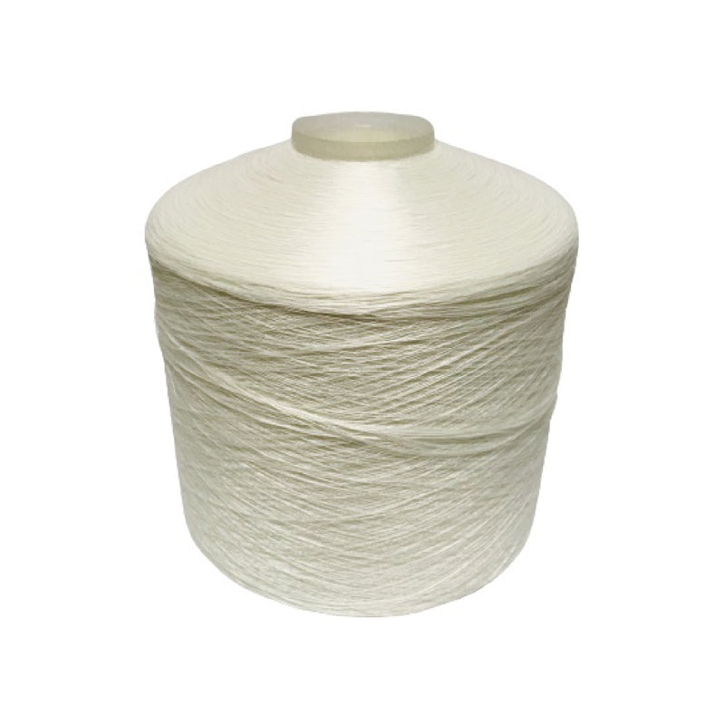 工業用資材糸テトロン60番手【糸構成（ｄ）：50/1×3、繊度（dtex）：180±7、生成り色】