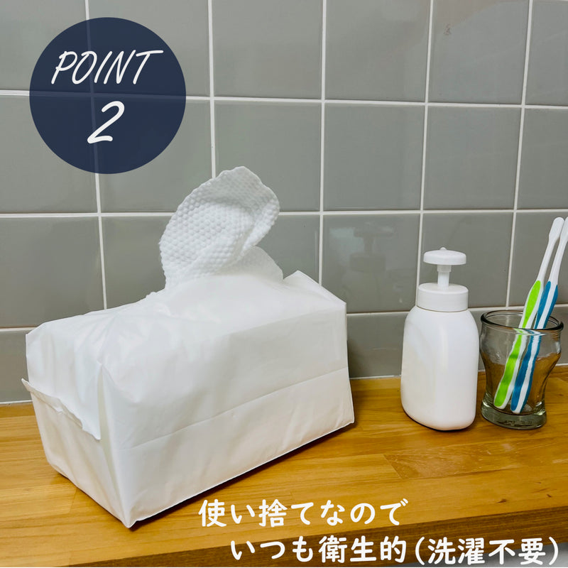 使い捨てフェイスタオル（200mm×195mm）60枚入り