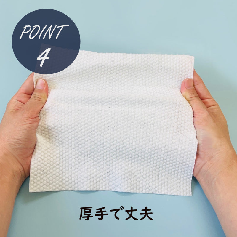 使い捨てフェイスタオル（200mm×195mm）60枚入り