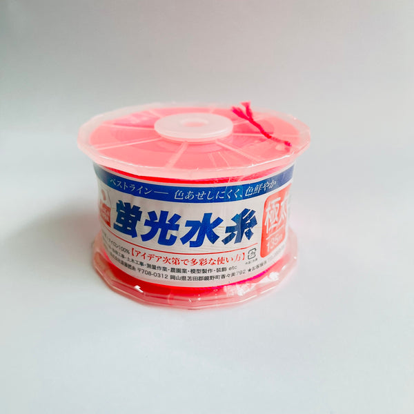 ベストライン蛍光水糸　ピンク　135ｍ巻